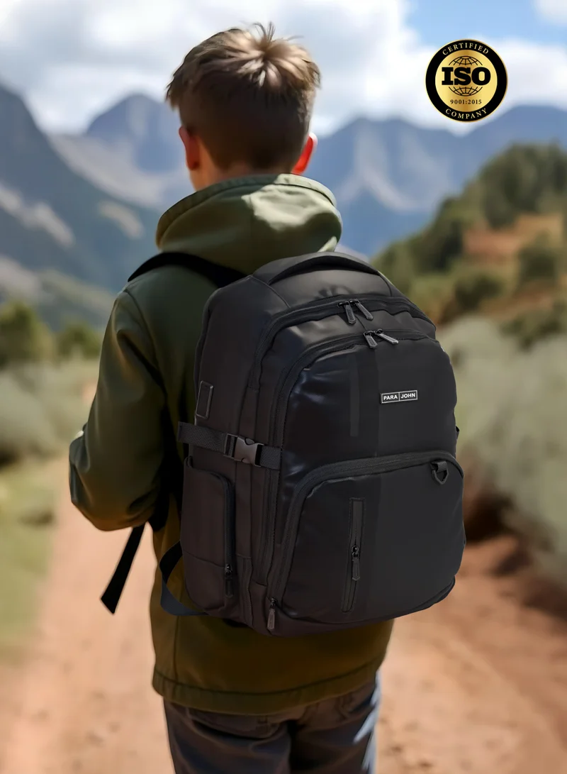 Parajohn  Parajohn UrbanShift 18 Inch Laptop Backpack | Stylish PU Coated Polyester Travel Backpack for Men  | Best Price UAE